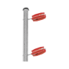 aislador de color rojo para postes de esquina de alta resistencia con anti uv de uso en cercos eléctricos