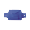 aislador de paso colo azul reforzado para cercos eléctricos, resistente al clima extremoso