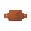 aislador de paso color naranja reforzado para cercos eléctricos, resistente al clima extremoso