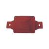 aislador de paso color rojo reforzado para cercos eléctricos, resistente al clima extremoso