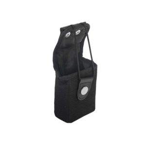 funda en nylon con presilla para cinto, con correa y broche de presión, para radios p110/gp300 (universal).