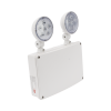 letrero led de salida con luz de emergencia/montaje universal (pared, lateral o techo)/batería de respaldo incluida