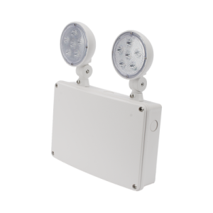 letrero led de salida con luz de emergencia/montaje universal (pared, lateral o techo)/batería de respaldo incluida