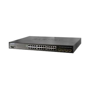 switch administrable l2 stack gigabit de 24 puertos con poe 802.3af/at a 10/100/1000 mbps con 4 puertos sfp 1000 mbps