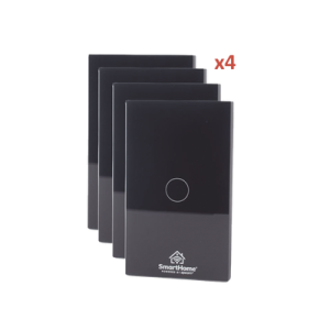(wifi) kit 4 apagadores inteligentes wifi compatibles con alexa y googlehome