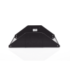 charola doble para soportar equipo en racks de 432 mm de profundidad, de 19in, 3ur, color negro