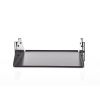 charola doble para soportar equipo en racks de 432 mm de profundidad, de 19in, 3ur, color negro