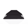 charola doble para soportar equipo en racks de 432 mm de profundidad, de 19in, 3ur, color negro
