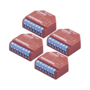 kit de 4 piezas relevador inalámbrico inteligente 16a, 110 230 v, medición de consumo, compatible con asistente de voz alexa, google home