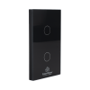 (zigbee) apagador switch inalámbrico zigbee, control de 2 regresos de carga, 110v