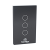 (wifi) apagador switch inalámbrico wifi, control de 3 regresos de carga, 110v