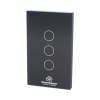 (wifi) apagador switch inalámbrico wifi, control de 3 regresos de carga, 110v
