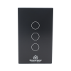 (wifi) apagador switch inalámbrico wifi, control de 3 regresos de carga, 110v