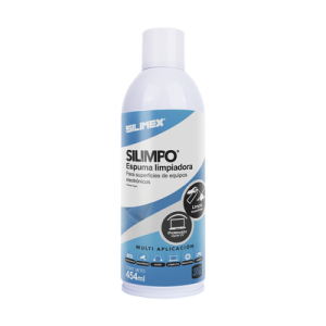 espuma limpiadora para todo tipo de superficies plásticas y metálicas de sistemas de vídeo, audio, telefonía y equipo de computo, contiene protectores de rayos uv, 454 ml