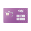 sim yobi para dispositivos móviles 3g/4g con recarga de 1gb cada mes durante 1 año de servicio (solo datos)