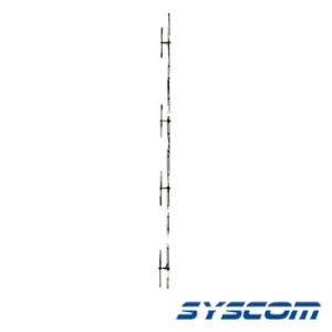 antena base uhf, de 4 dipolos, rango de frecuencia 450 470 mhz.