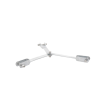 brida para sujeción de retenida compatible con tramos stz30g, galvanizado por inmersión en caliente.