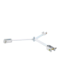 brida para sujeción de retenida compatible con tramos stz45, galvanizado electrolítico.