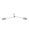 brida para sujeción de retenida compatible con tramos stz45g, galvanizado por inmersión en caliente.