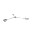 brida para sujeción de retenida compatible con tramos stz45g, galvanizado por inmersión en caliente.