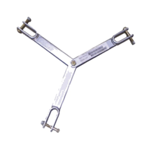 brida para sujeción de retenida compatible con tramos stz90g, galvanizado por inmersión en caliente.