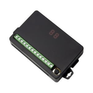 receptor rf de 4 canales / alcance hasta 80 metros / pulso temporizado 0.5 99 segundos o 1 99 minutos