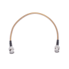 jumper de 30.5 cm con cable lp142 bnc macho a bnc macho.