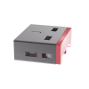 dispositivo de bloqueo smartkeeper, para puertos usb a, color rojo