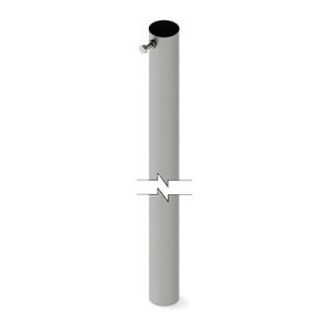 mástil de 3 metros, 1 1/4" diam. (requiere accesorios de instalación).