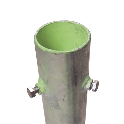 base para mástil hasta 2" con opresores, base de 50 x 50 cm y tubo de 80 cm ced. 30. galv. inmersión. base para mástil hasta 2" con opresores, base de 50 x 50 cm y tubo de 80 cm ced. 30. galv. inmersión.
