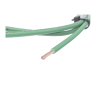 ( sly311 )cable eléctrico de cobre recubierto thw ls calibre 12 awg 19 hilos color verde (venta por metro)
