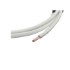 cable eléctrico de cobre recubierto thw ls calibre 12 awg 19 hilos color blanco (venta por metro)
