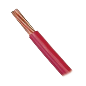 cable eléctrico 18 awg color rojo, conductor de cobre suave cableado. aislamiento de pvc, auto extinguible.bobina de 100 mts