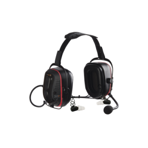 audifonos inteligentes de diadema detrás de la cabeza (intrinsecamente seguro) con doble protección de ruido para radios kenwood nx200g/300g