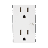 módulo dúplex de contactos eléctricos 10a 127v color blanco / compatible con cajas para pavimento sm cpav 2 y sm cpav 4 / requiere adaptador sm adap fp para fijación / modelo 25424 30