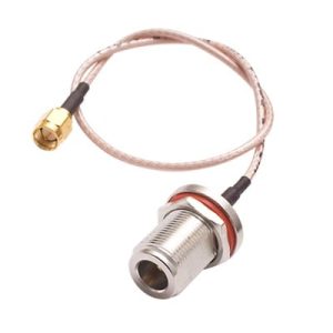 cable rg 316. conectores n hembra/smc macho inverso.