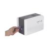 impresora de tarjetas semi automática smart21 / ingreso de tarjetas manual/incluye ribbon, software y 100 tarjetas pvc