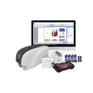 kit impresora tarjetas pvc /doble cara /incluye: 2 x ribbon, 100 tarjetas pvc, software, kit limpieza