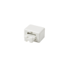 clip de puente, para uso con regletas s66 de siemon, de 1 par, color blanco