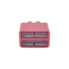 clip de puente, para uso con regletas s66 de siemon, de 1 par, color rojo