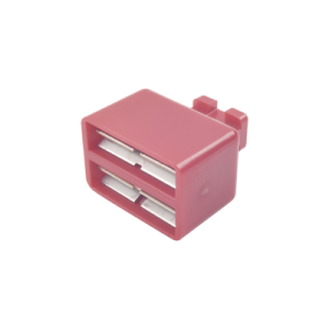 clip de puente, para uso con regletas s66 de siemon, de 1 par, color rojo