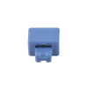 clip de puente, para uso con regletas s66 de siemon, de 1 par, color azul