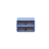 clip de puente, para uso con regletas s66 de siemon, de 1 par, color azul
