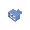 clip de puente, para uso con regletas s66 de siemon, de 1 par, color azul