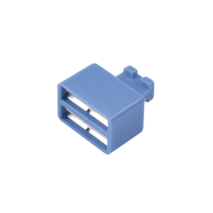 clip de puente, para uso con regletas s66 de siemon, de 1 par, color azul