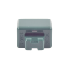 clip de puente, para uso con regletas s66 de siemon, de 1 par, color verde