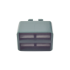 clip de puente, para uso con regletas s66 de siemon, de 1 par, color verde