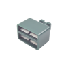 clip de puente, para uso con regletas s66 de siemon, de 1 par, color verde