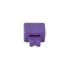 clip de puente, para uso con regletas s66, de 1 par, color violeta