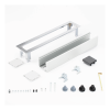 caja para instalación en escritorio para voz, datos o contactos eléctricos / capacidad para 4 módulos / salida de cables "posterior" / los módulos se adquieren aparte / (kfc134/14cy)